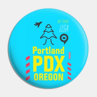 Portland airport PDx Pin