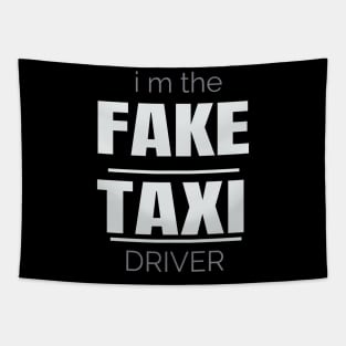 T-Shirt  funny fake taxi driver Tapestry