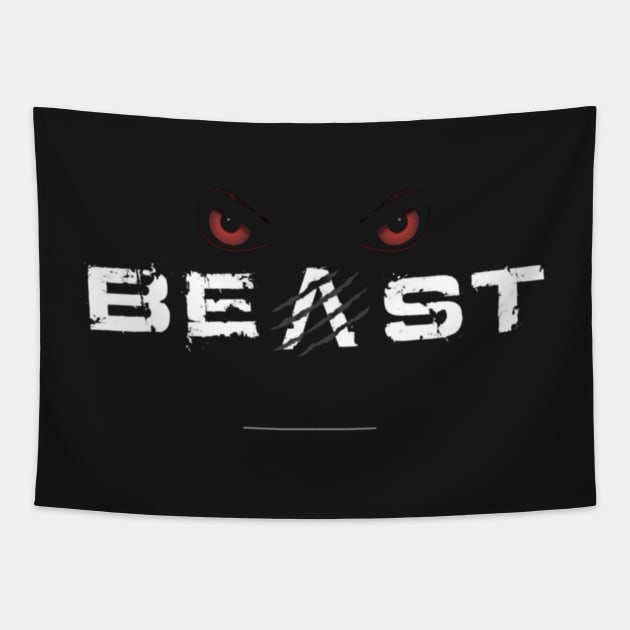 Beast t-shirt Tapestry by CharactersFans