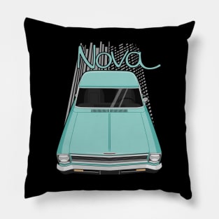 Chevrolet Nova 1966 - 1967 - emerald turquoise Pillow