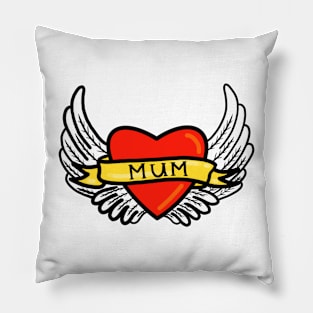 Mum Love Tattoo Pillow