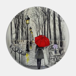 Walking Montmartre Pin