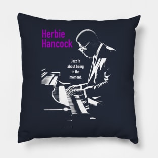 Herbie Hancock Silhouette Pillow