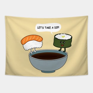 Sushi Dip Tapestry