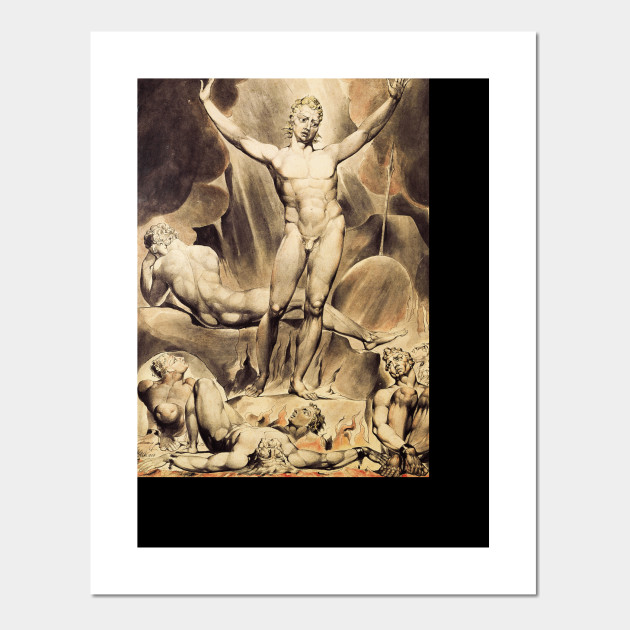 Satan Arousing The Rebel Angels William Blake John Milton Paradise