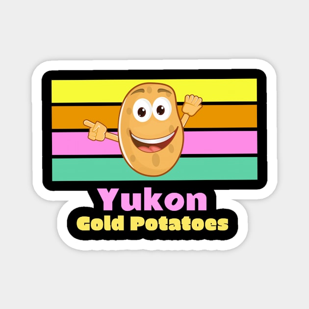 yukon gold potatoes Magnet by EVII101