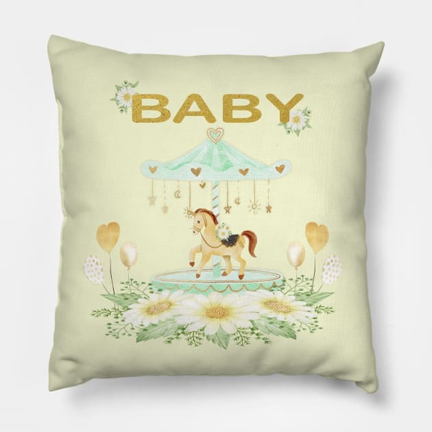 Baby Pillow by Jean Plout Designs