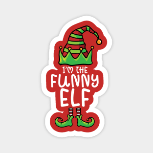 I'm The Funny Elf Costume Funny Matching Xmas Magnet