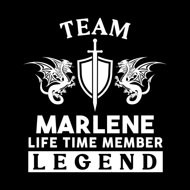Marlene Name T Shirt - Marlene Life Time Member Legend Gift Item Tee by unendurableslemp118