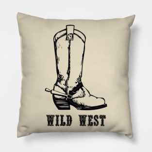 Western Era - Wild West Cowboy Boots 2 Pillow