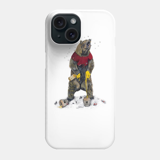 hunny drunk Phone Case by JackOutTheBox