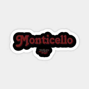 Monticello 6 Magnet