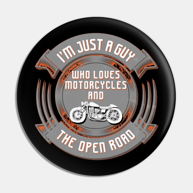Motorcyle Shirt Pin by ArtisticEnvironments