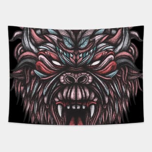 Gorilla color Tapestry