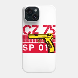 Handgun CZ 75 SP 01 Phone Case