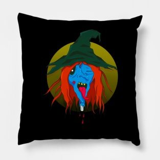 Zombie Witch Pillow