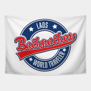 laos backpacker world traveler Tapestry