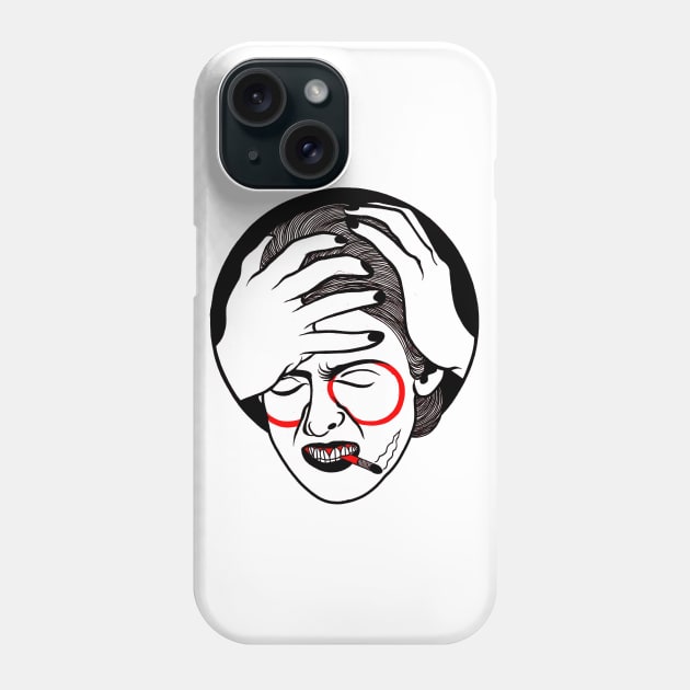 Headache Phone Case by FUN ART