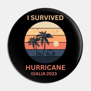 I Survived Hurricane Idalia 2023 Pin