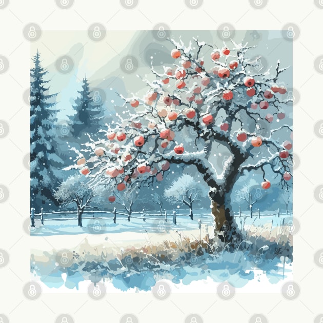 Winter Apple Tree by Siha Arts