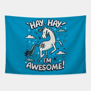 Hay hay I'm awesome Tapestry