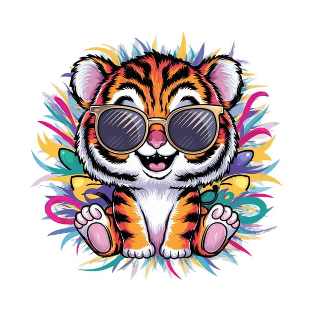 Baby Tiger Cute by alby store