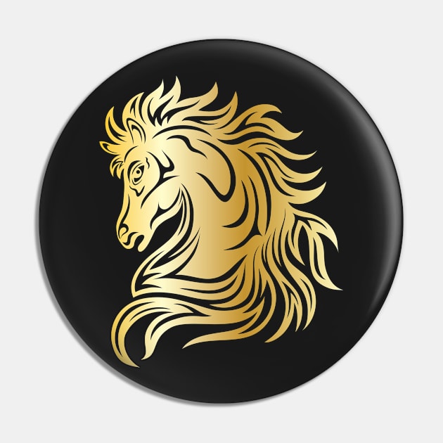 Head Horse 01 Pin by AVEandLIA