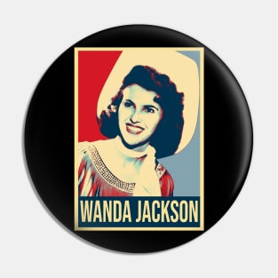 Queen of Rockabilly Style Wanda Vintage Music Couture Pin