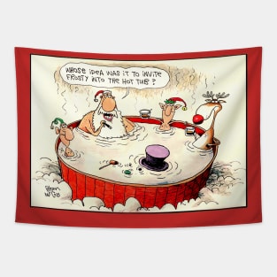 Santa Genks in Bathup Tapestry