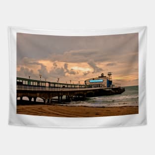 Bournemouth Pier and Beach Dorset England UK Tapestry