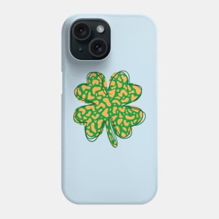 Leopard Shamrock Clover Phone Case