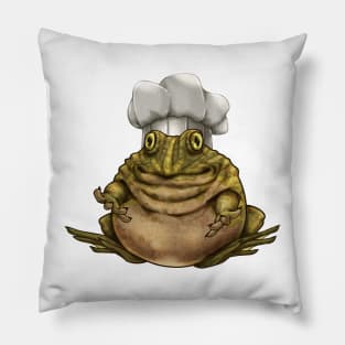 Chef Frog Pillow