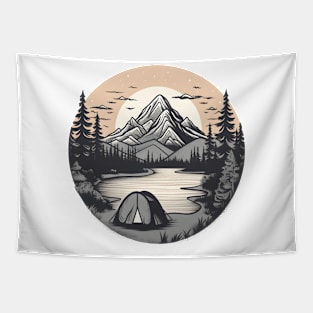 Retro Camping Lover Tapestry