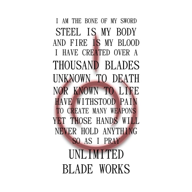 Unlimited Blade Works (Fate/Stay Night) by SteinsFate