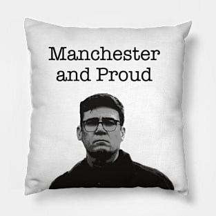 Andy Burnham Manchester and Proud | Mayor Manchester | Black Print Pillow