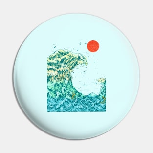 KANAGAWA WAVES Pin