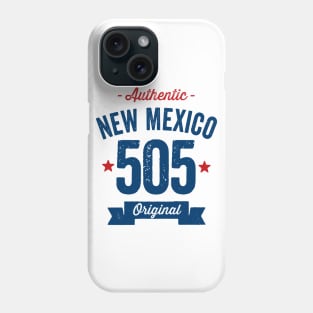 Authentic New Mexico 505 Area Code Phone Case