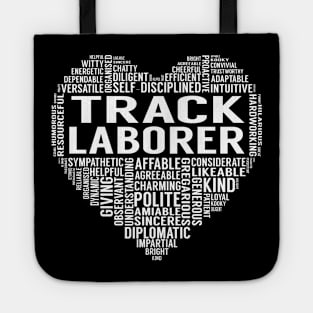 Track Laborer Heart Tote