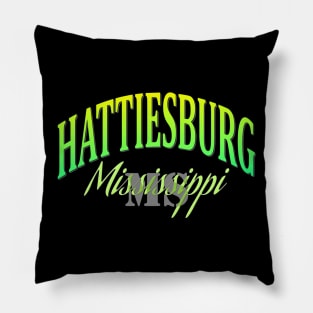 City Pride: Hattiesburg, Mississippi Pillow