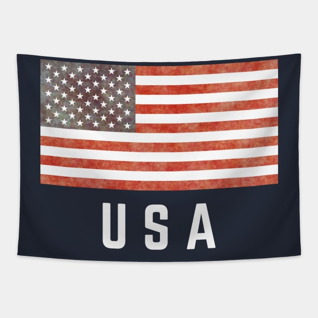 USA American Flag Tapestry by victoriashel