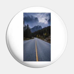 Driving towards the mountains Pin