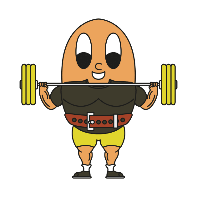 Weightlifter Egg by M.-P.-Mueller