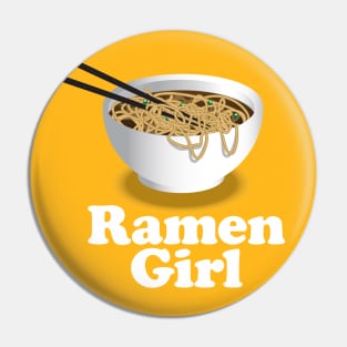 Ramen Girl - Ramen Noodle Shirt Pin