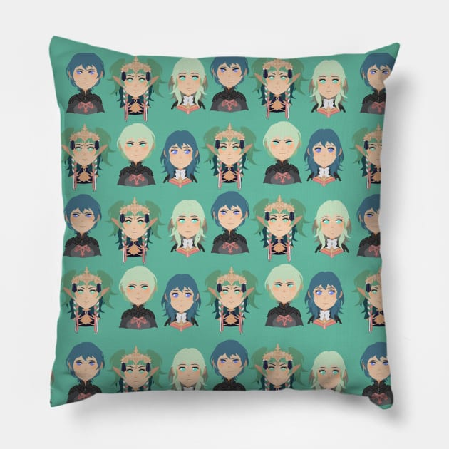 Fire Emblem: Three Houses - Byleth (F/M) & Sothis Pillow by Silvermoon 