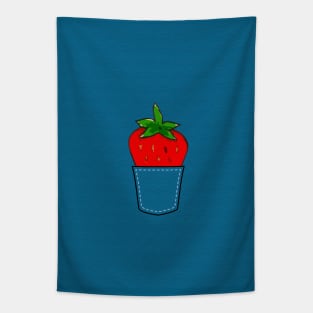 Strawberry in Pocket Tapestry