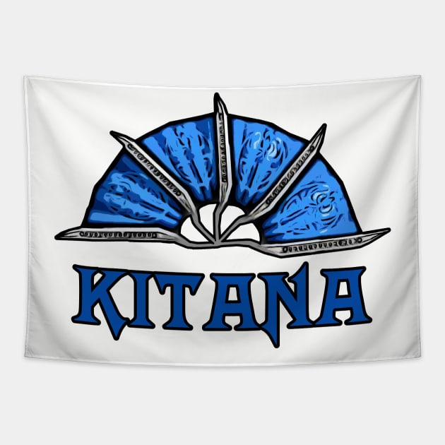 Kitana Fan Blade Tapestry by Gamers Gear