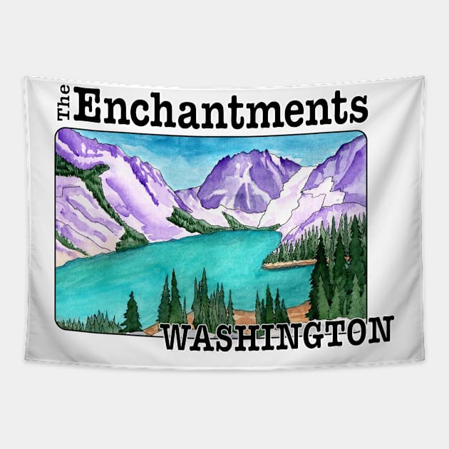 The Enchantments, Washington Tapestry by MMcBuck