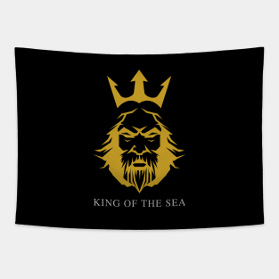 Neptune / King of the sea / Gold Tapestry