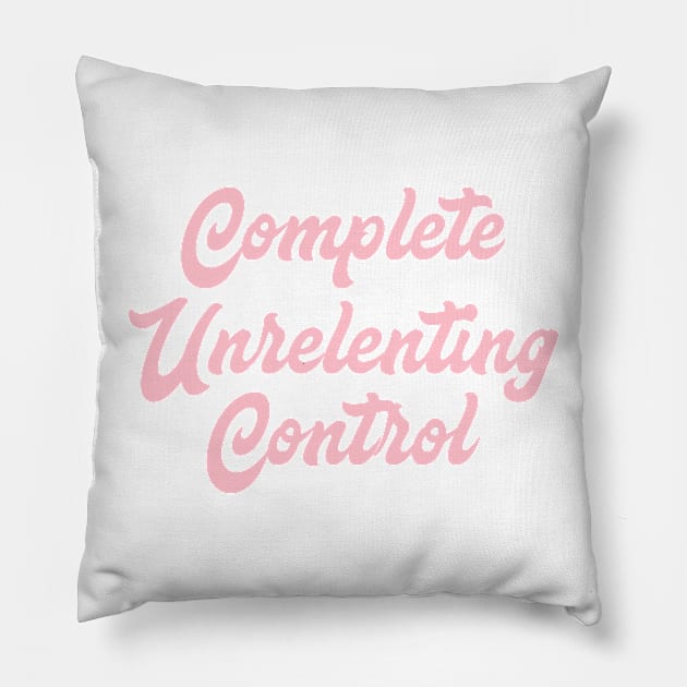 Jonah Hill Merch Complete Unrelenting Control Pillow by Thomas-Mc