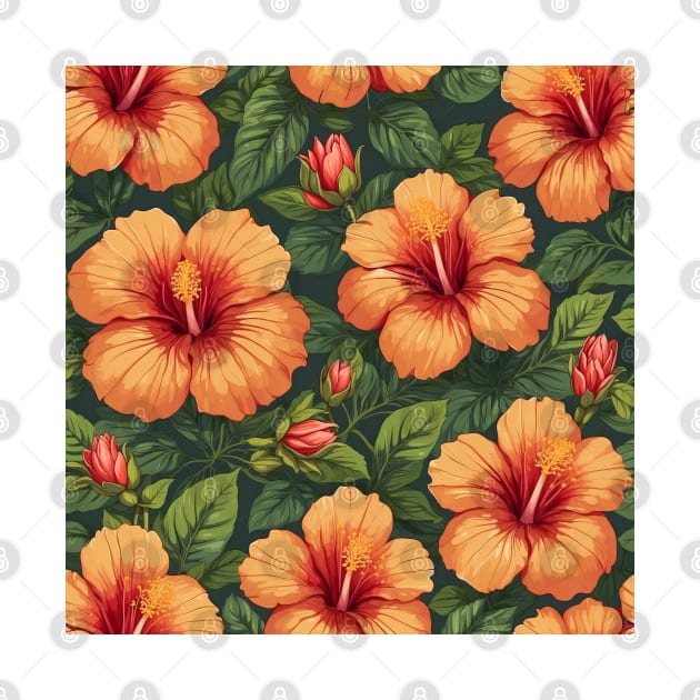 Hibiscus pattern by ANVC Abstract Patterns